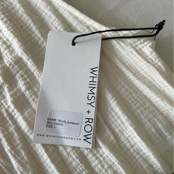 Whimsy + Row Westly Jumpsuit in Ivory - Picture 15 of 16